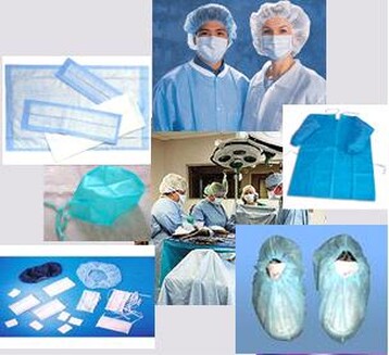 Zdravotnické a ochranné prostředky z netkané textilie